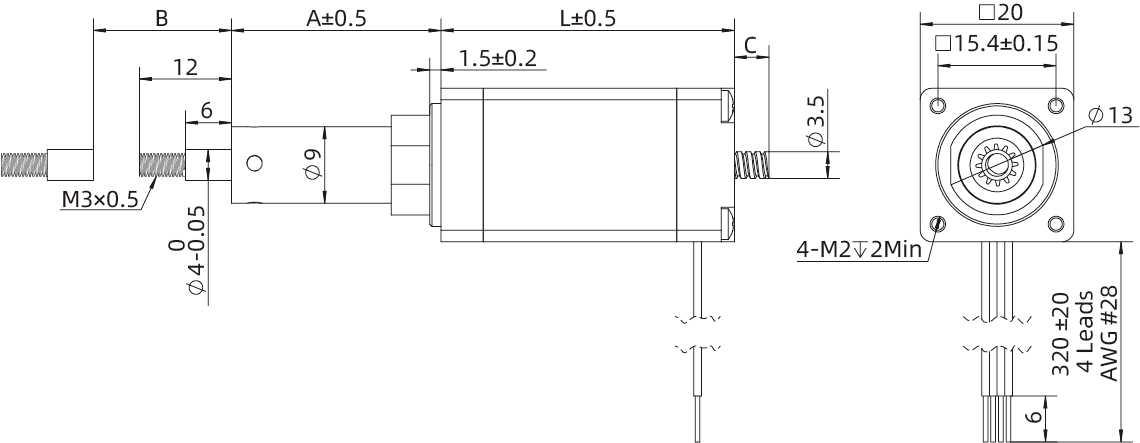 kaptive actuator demension