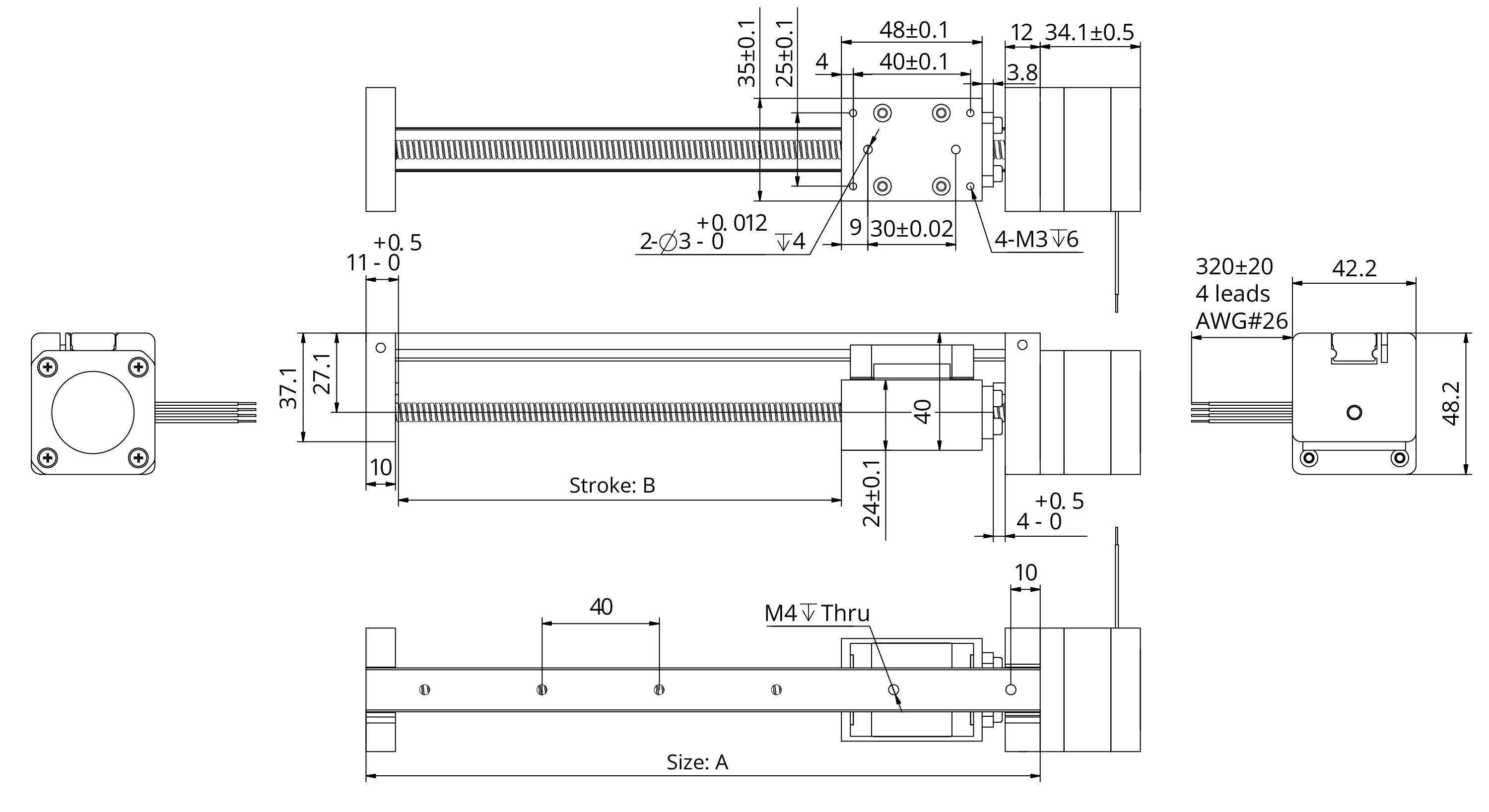 external actuator demension